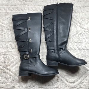Thalia Sodi Veronika boots Black Size 6W WC